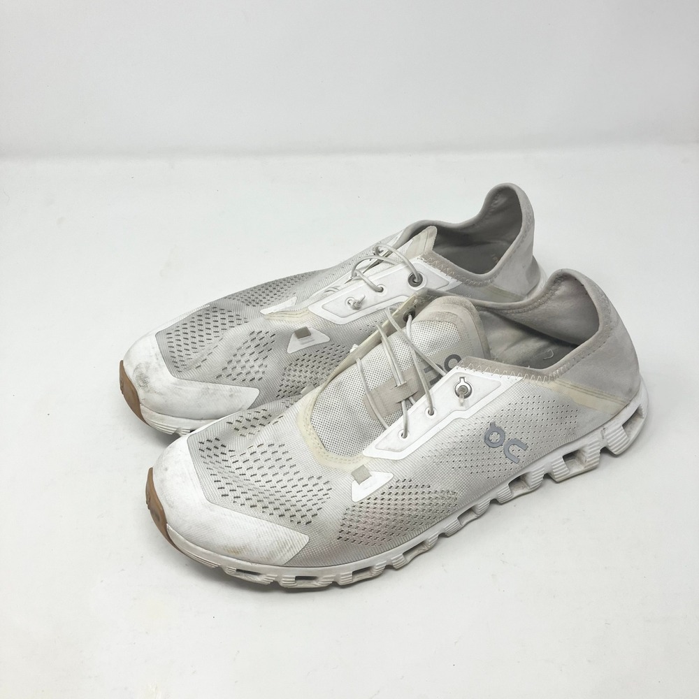 On Cloud 5 Coast Running Shoes Mens 12 White Cloud Low Top Sneakers Athleisure